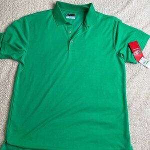 PGA Tour Airflux green golf shirt Size Large - New with tags